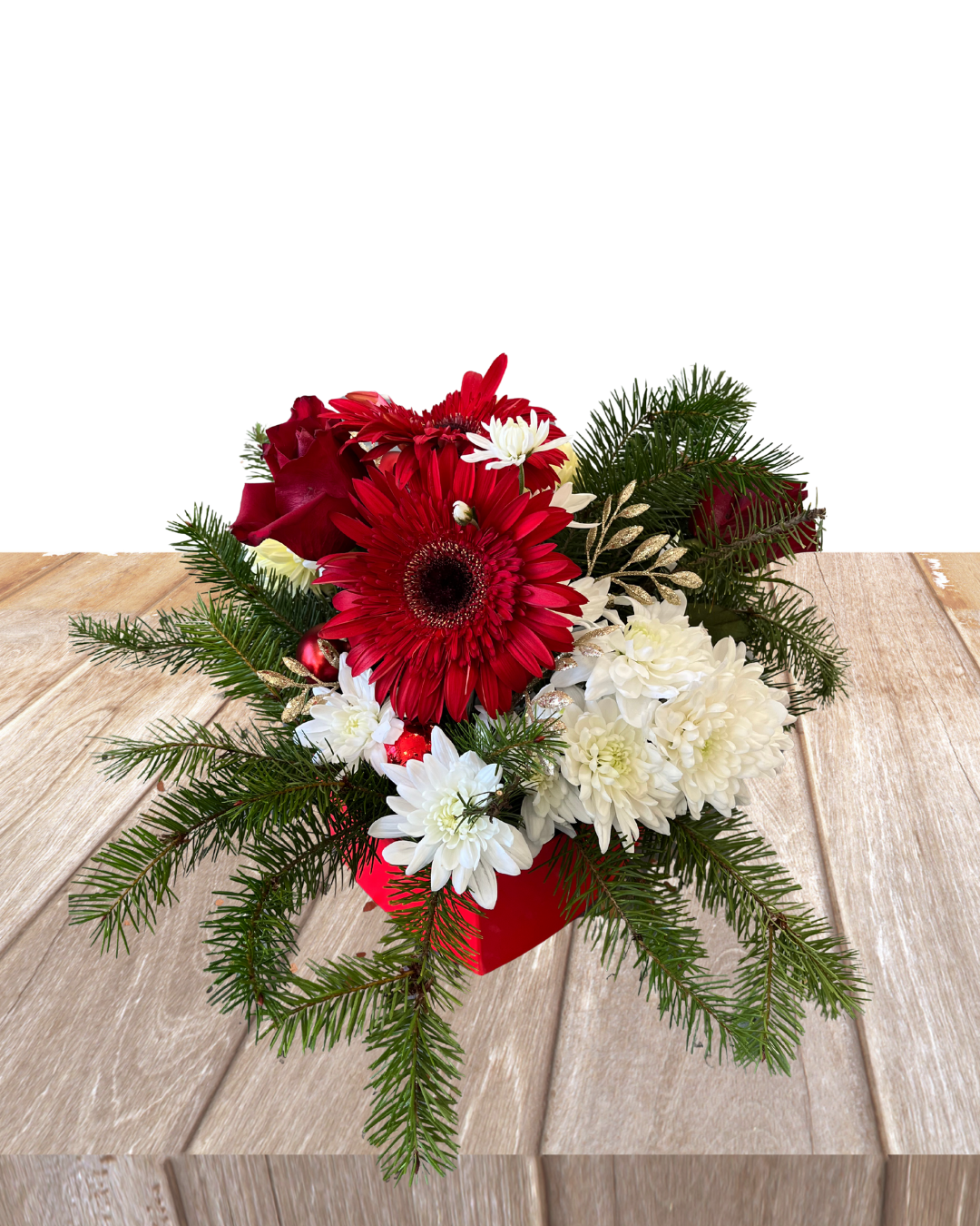 Christmas flower box